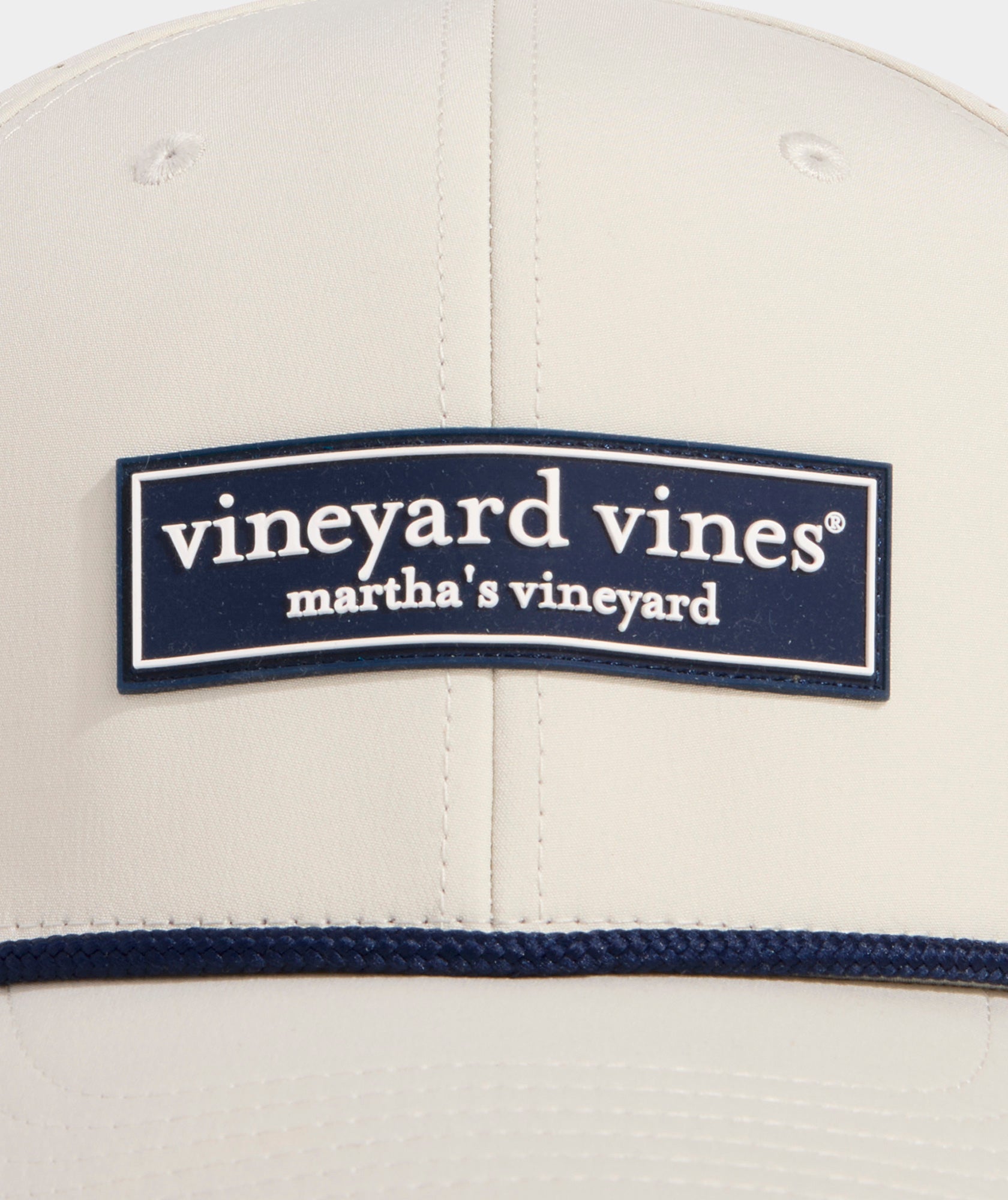 Rubber Patch Perf Baseball Hat