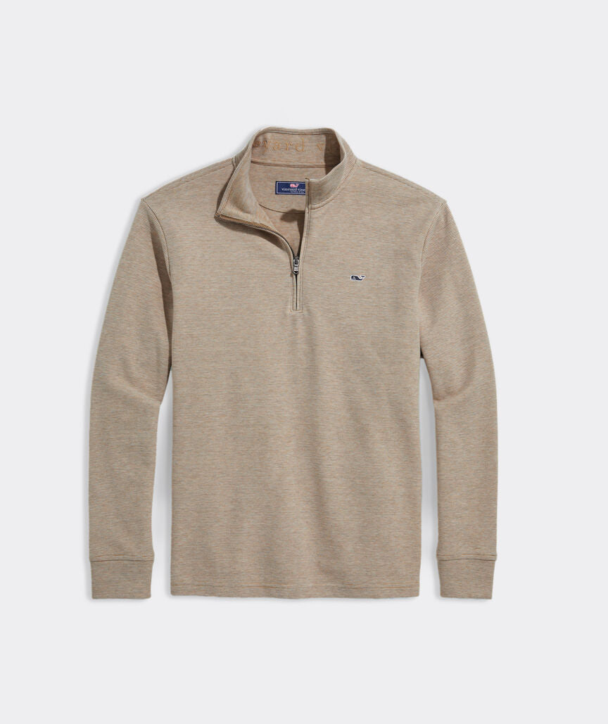 Vineyard Vines Saltwater Quarter Zip | Officer Khaki