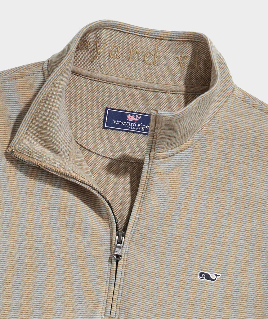 Vineyard Vines Saltwater Quarter Zip | Officer Khaki