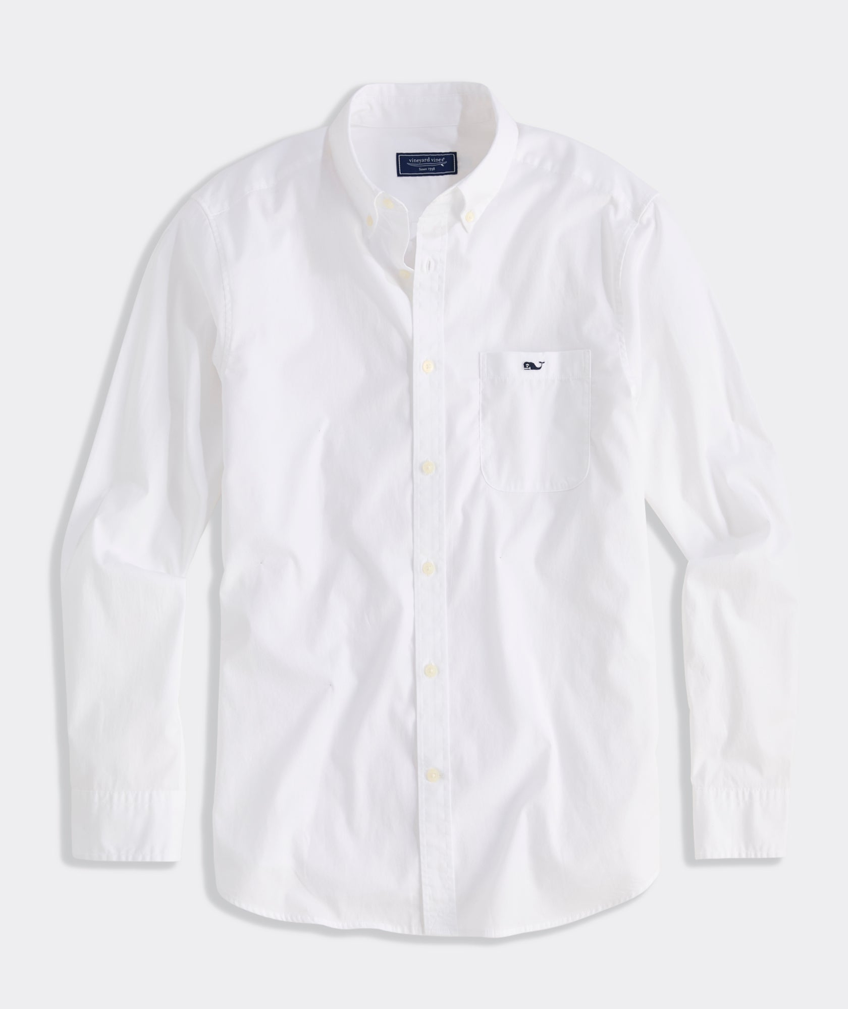 Shoreline Solid Perfect Wash Poplin Shirt