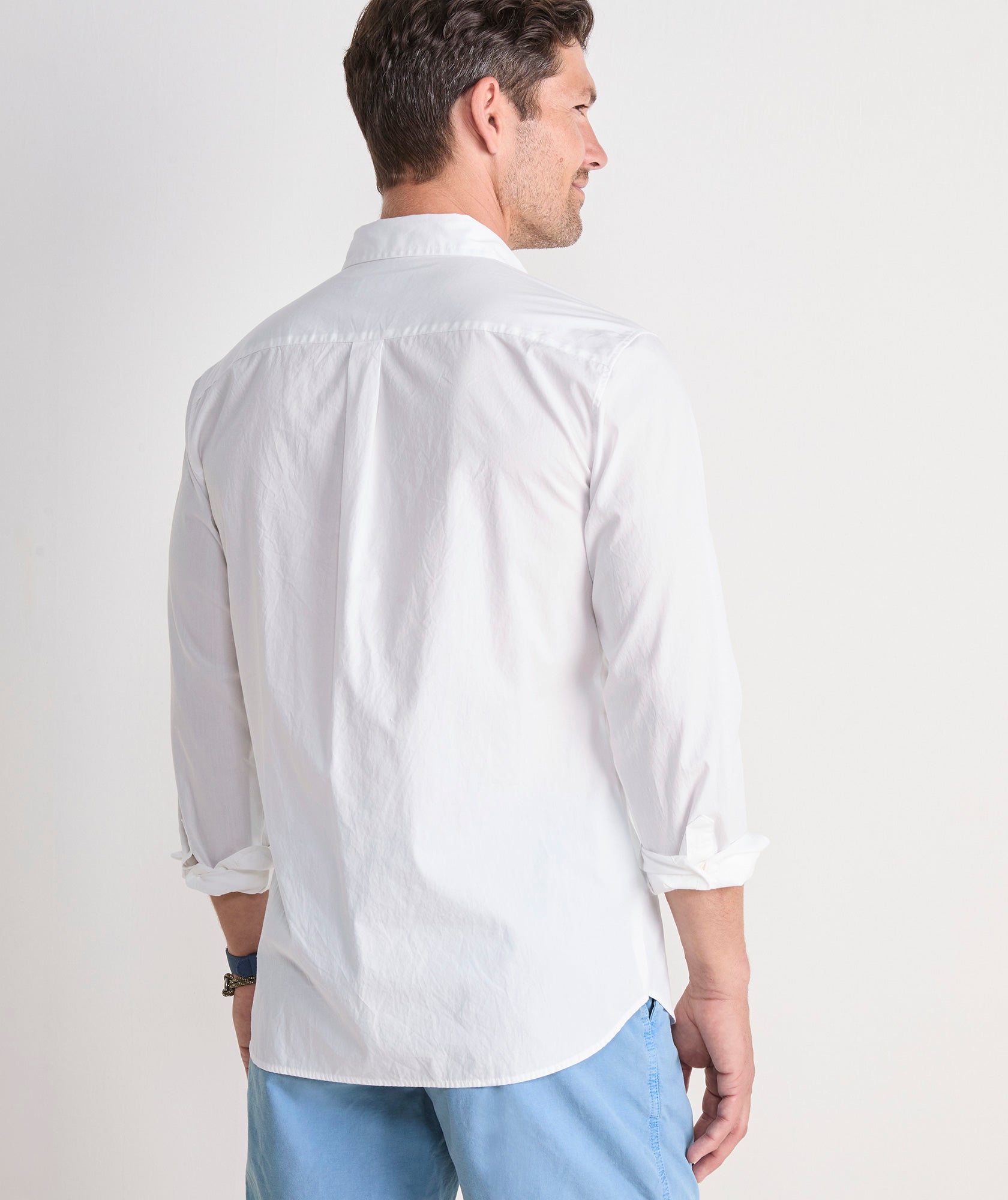 Shoreline Solid Perfect Wash Poplin Shirt