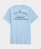 Usa Marlin Fishing Short Sleeve Tee