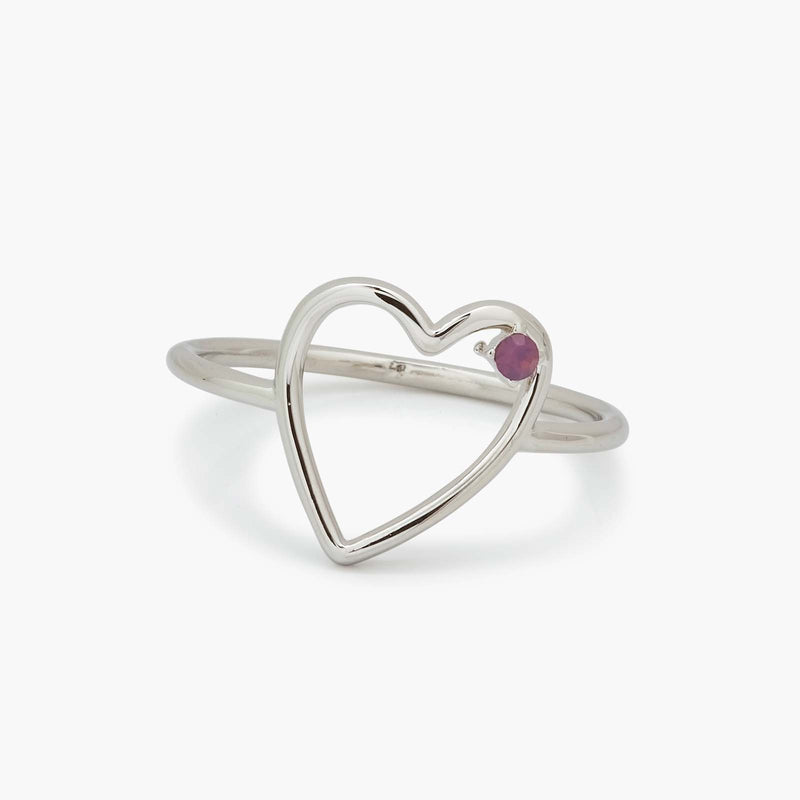Pura Vida Sweetheart Stone Ring - Size 7