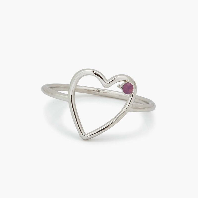 Pura Vida Sweetheart Stone Ring - Size 6