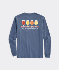 Vineyard Vines beer long sleeve pocket tee