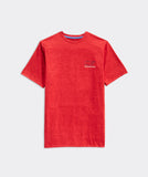 Vineyard Vines - Men's Whale Logo Short Sleeve Harbor Performance Tee - Lighthouse Red - Image 2