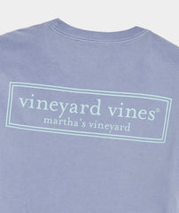 Men's Vineyard Vines Logo Box Long Sleeve Pocket Tee - Image 12 - Vineyard Vines