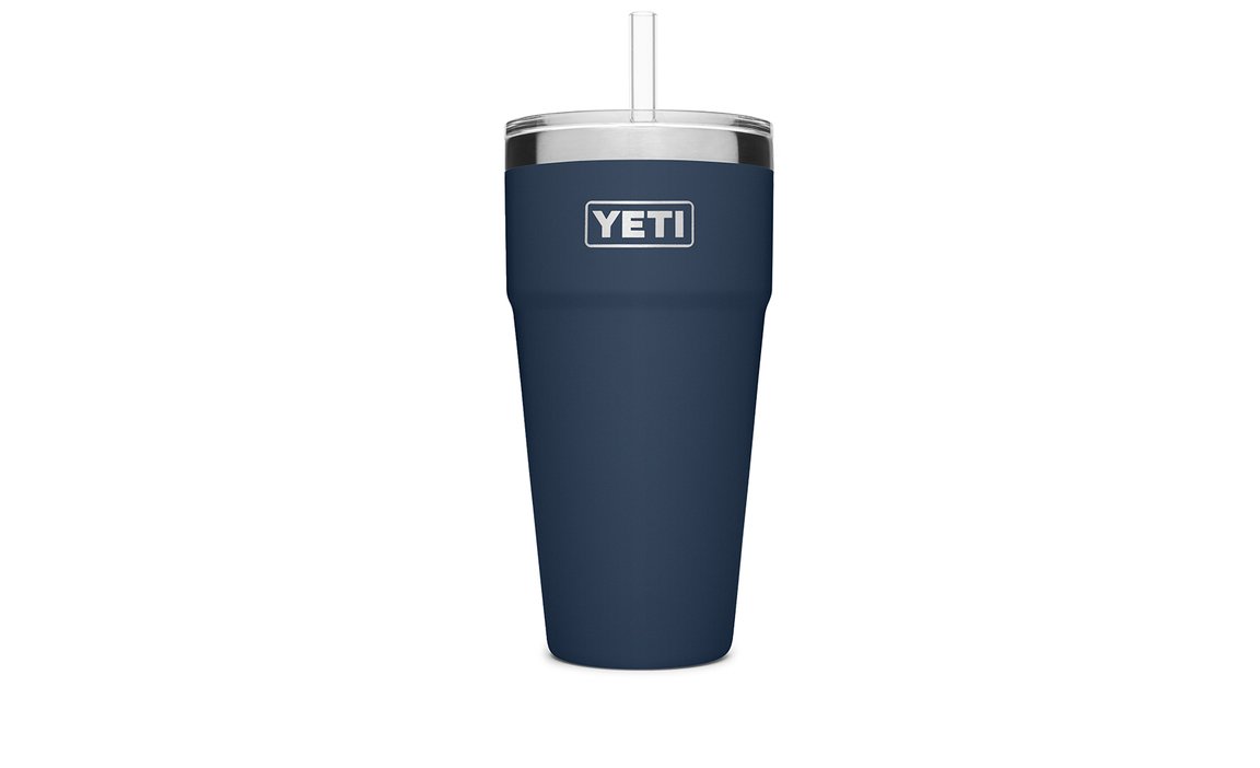 Yeti Rambler 26 Oz Straw Cup Navy 