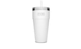 Rambler 26 Oz Straw Cup White front