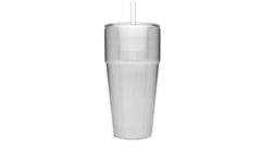 Rambler 26 Oz Straw Cup Stainless Back