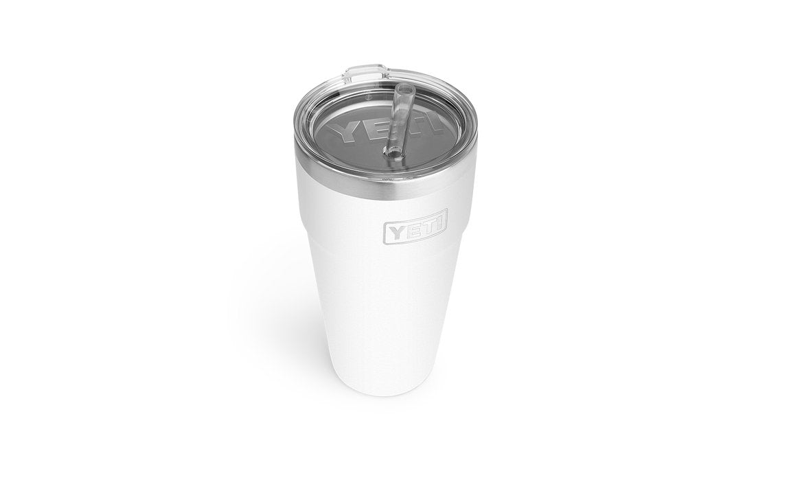 Rambler 26 Oz Straw Cup White alternate view