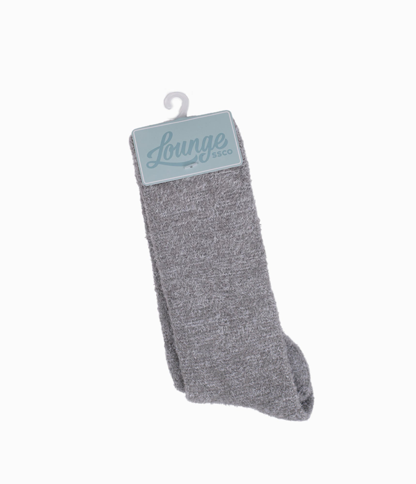 Knit socks grey