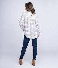 Taylor Tunic Popover Back Blue