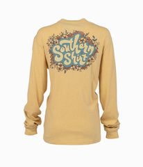 Women's Far Out Floral Long Sleeve Tee - Image 1 - Southern Shirt