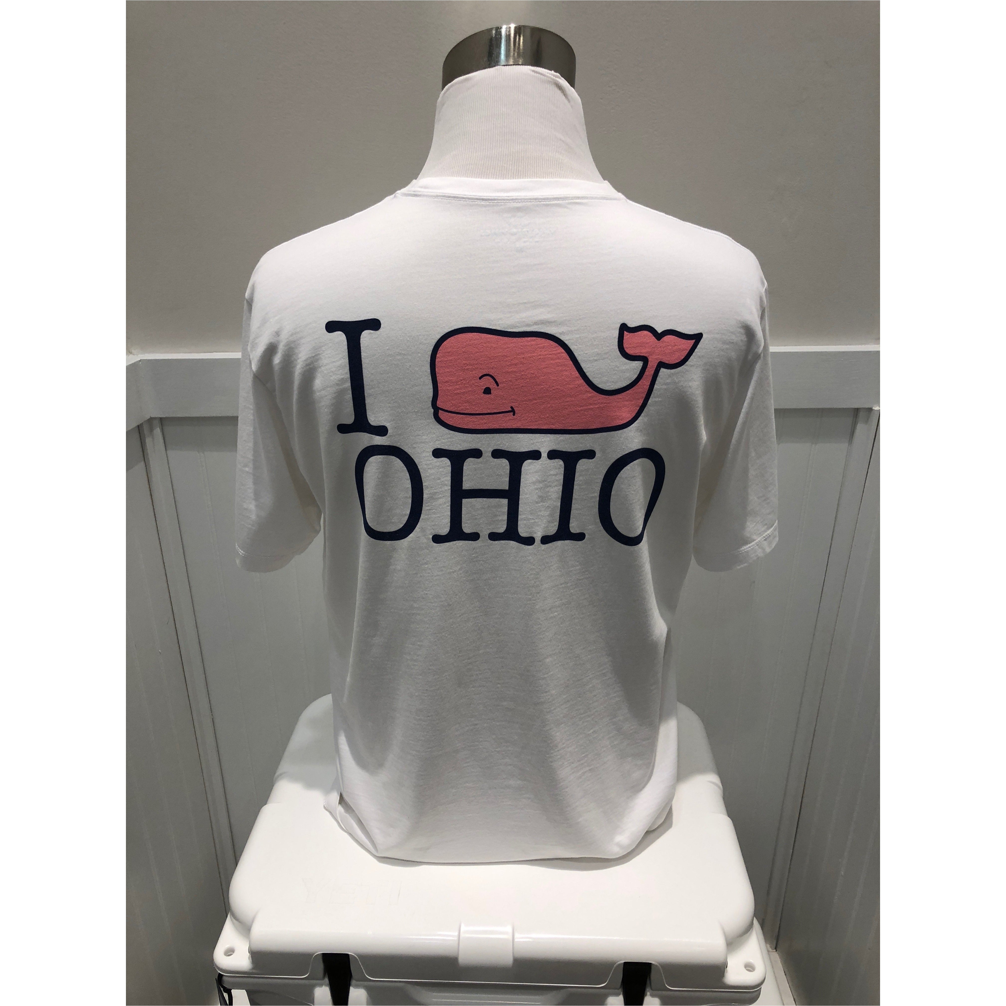  'I Whale Ohio' Short Sleeve Logo White