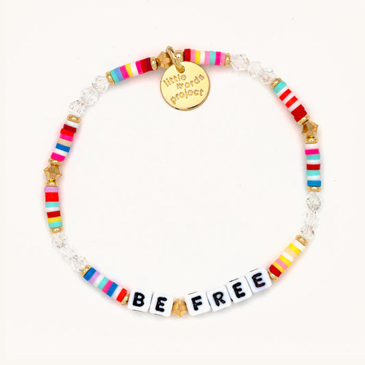 Be Free Rainbow Bracelet - Little Words Project® 700