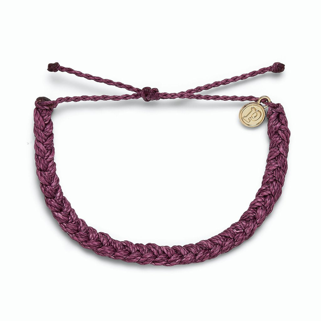 Dark Lilac Braided Bracelet