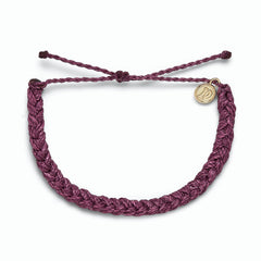 Dark Lilac Braided Bracelet