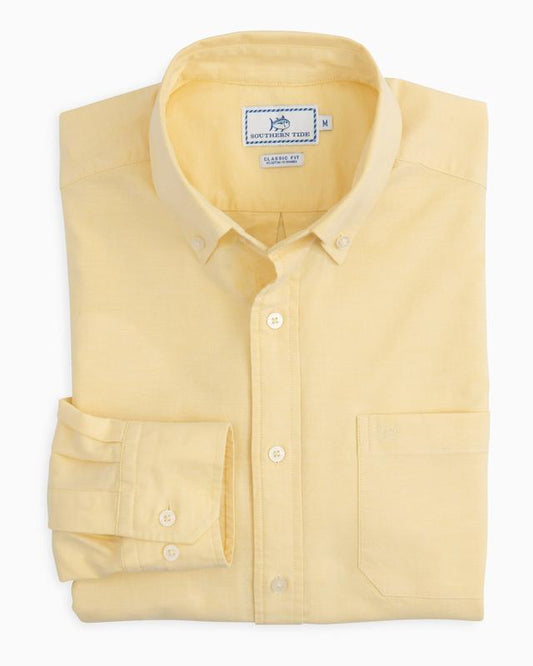 classic button down Oxford Shirt yellow 640