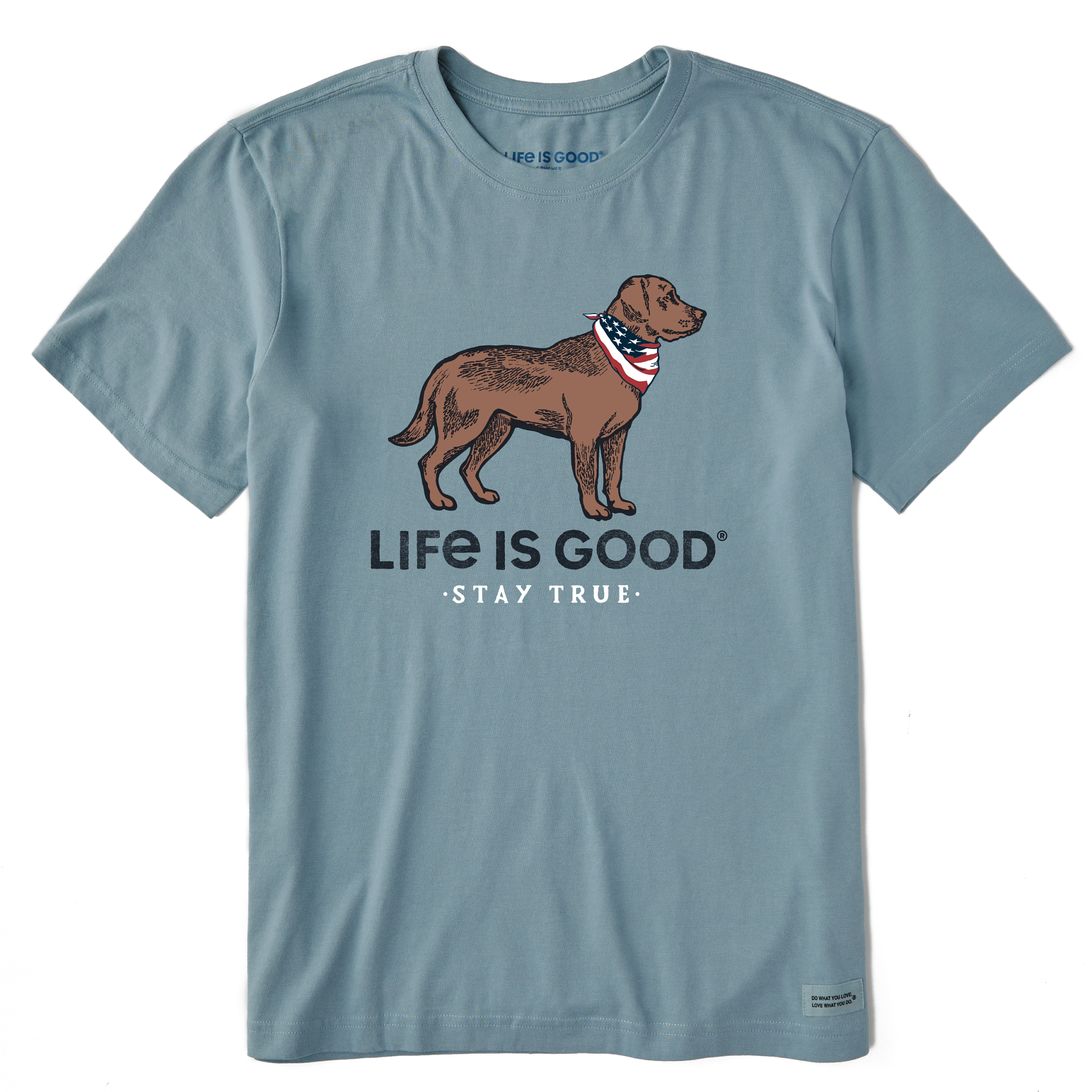 Life is Good Crusher-Lite Tee Stay True Dog 