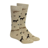 G.O.A.T. Khaki Men's Socks - Brown Dog Hosiery