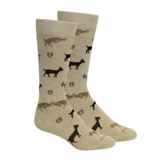 G.O.A.T. Khaki Men's Socks - Brown Dog Hosiery