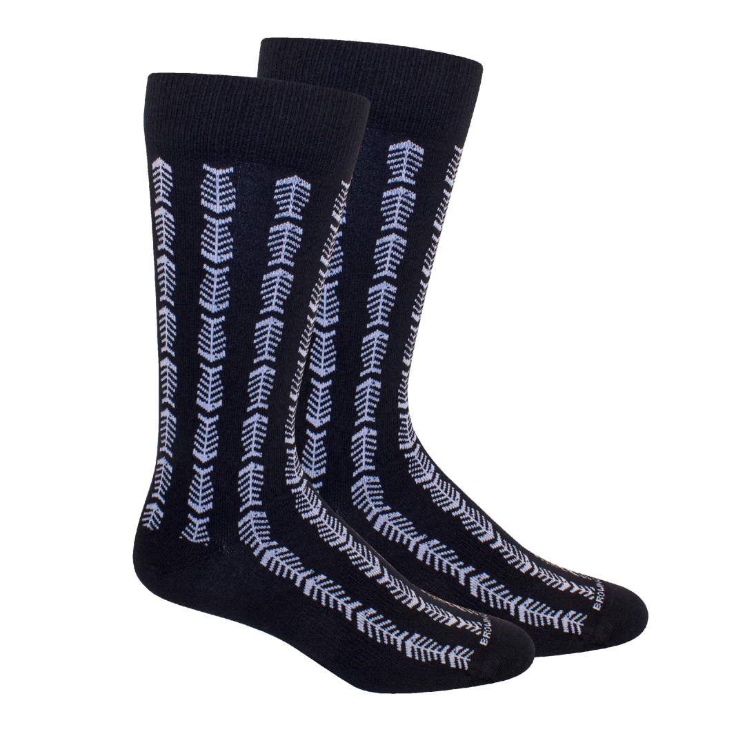 Brown Dog Hosiery Men's Herring Bones Socks