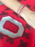 Pura Vida Ohio State Custom Mini Braid Bracelet