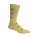 Yellow Mahi Mahi crew socks 