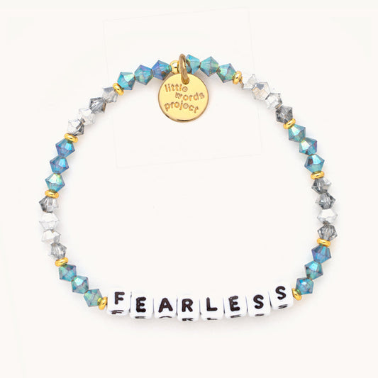 Fearless Beaded Bracelet - Little Words Project 800