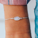 Silver Moonstone Bracelet