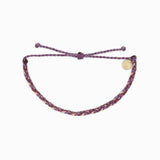 Pura Vida Mini Braided Multi Bracelet Purple 