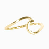 Wave Ring Gold Size 6