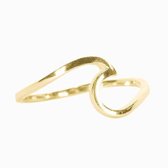 Wave Ring Gold Size 6