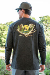 Burlebo Deer Antler Long Sleeve Tee