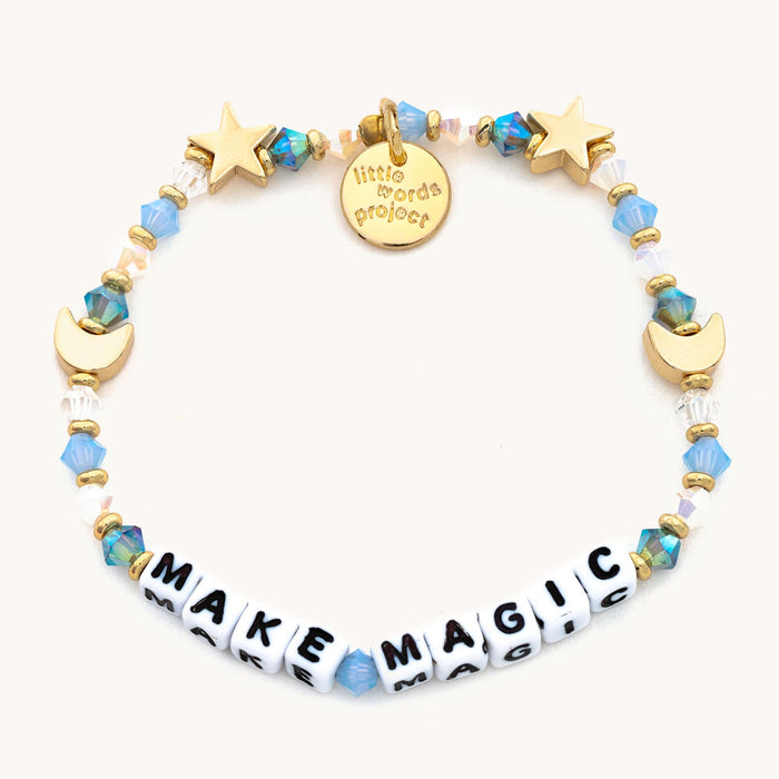 Lucky Symbols 'Make Magic' Beaded Bracelet | Little Words Project