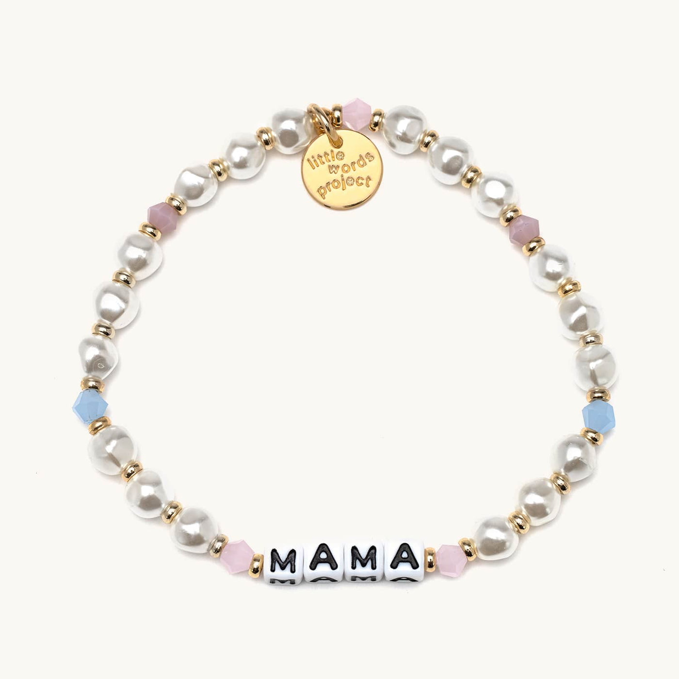 Pearl 'Mama' Beaded Bracelet - Little Words Project