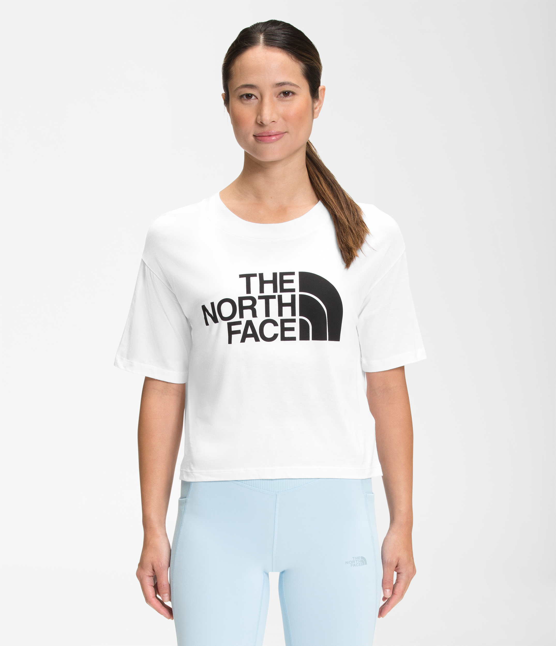Women's Half Dome Cropped Short Sleeve Tee - Image 1 - North Face