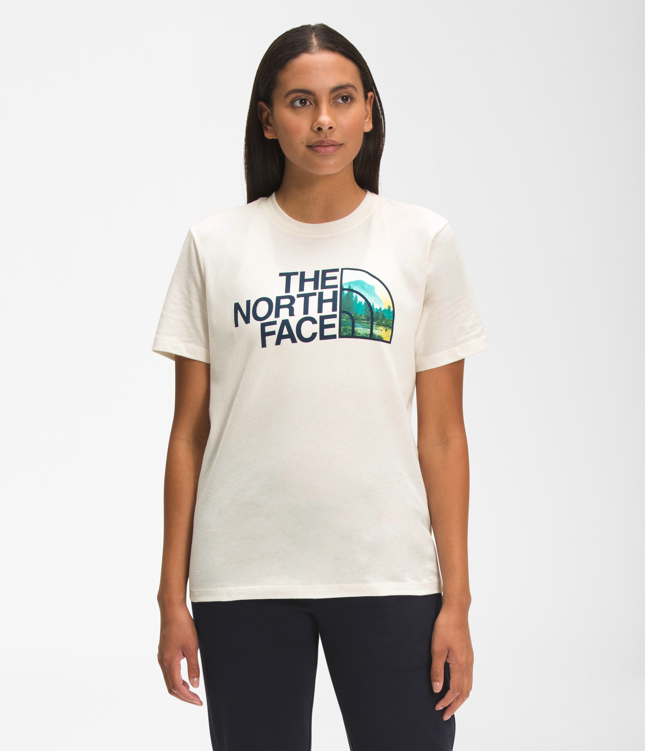 Women's Half Dome Cotton Short Sleeve Tee - Image 1 - North Face