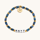 'Navy' Beaded Bracelet | Little Words Project