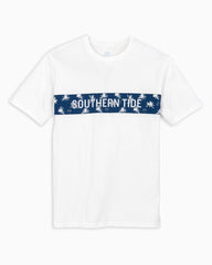 Southern Tide Palmetto Stripe Tee White