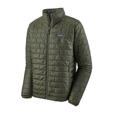 Patagonia nano puff jacket, green.