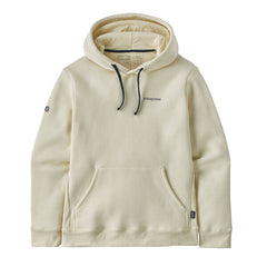 Patagonia Fitz Roy Icon Uprisal Hoody in Birch White, full front view.
