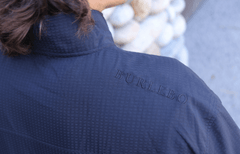 Textured Performance Pullover Burlebo Logo Stitch 