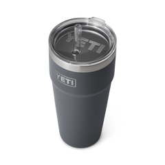 YETI Rambler cup with a straw