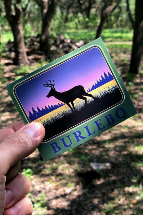 Beautiful Outfoor Burlebo Deer Sticker