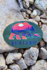 Burlebo Bear Lap Top Sticker