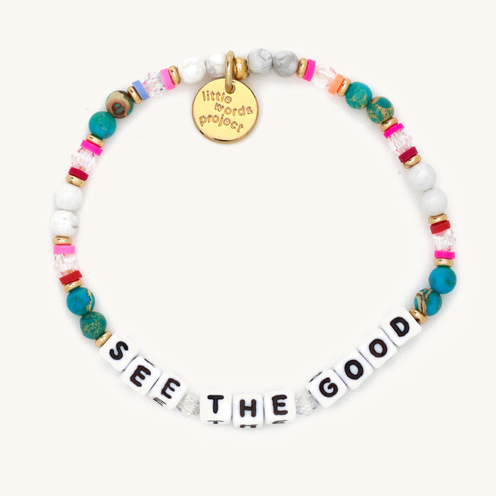 'See The Good' Beaded Bracelet | Little Words Project