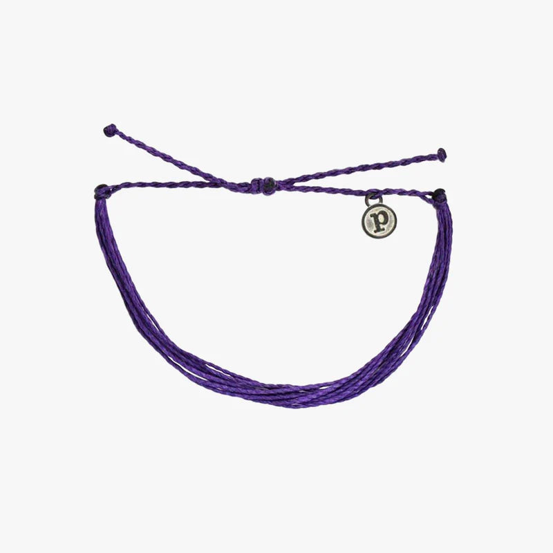 Pura Vida Original Bracelet Solid Purple