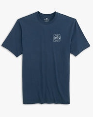 Southern Tide Men's Short Sleeve Clubs and Spades Tee, front view.